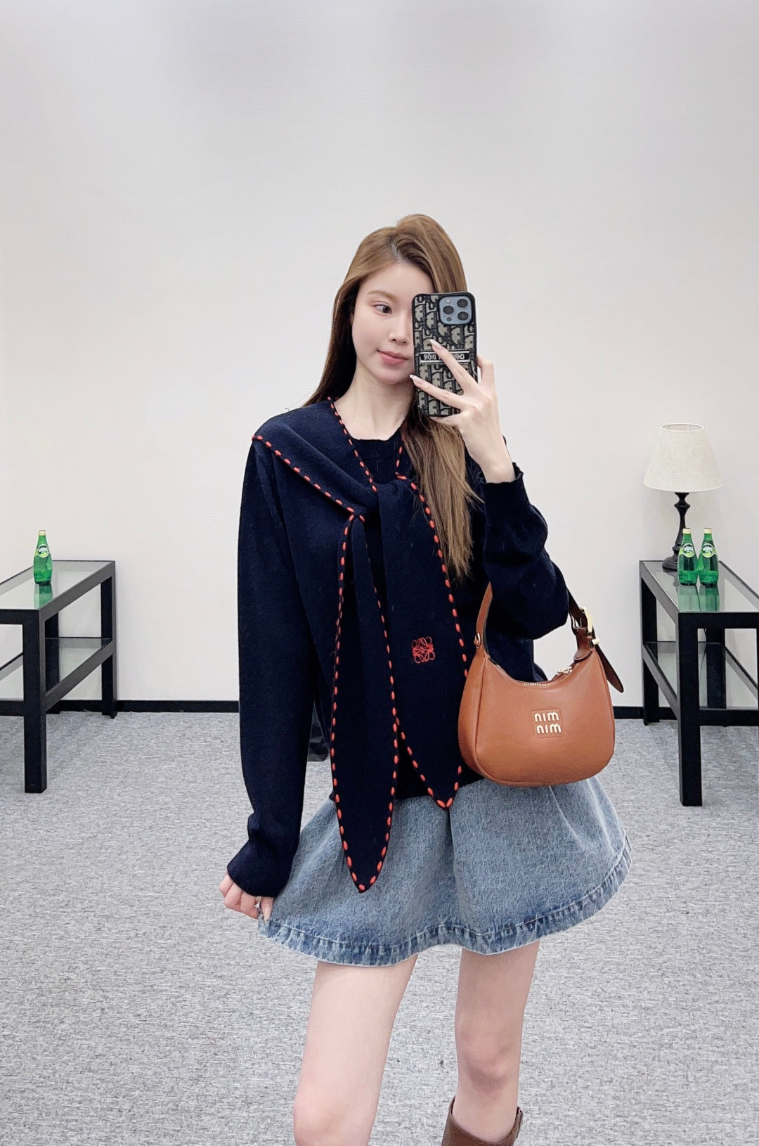 26SS NEW Shawl knit sweater