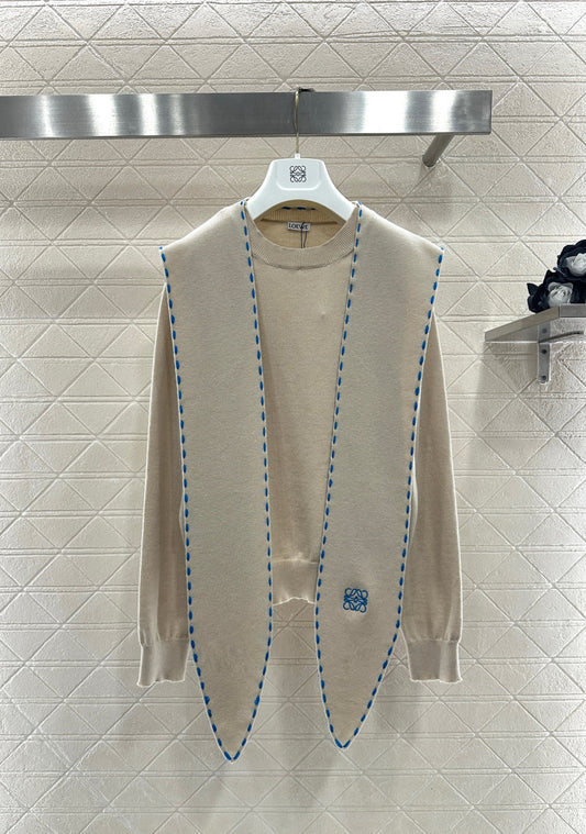 26SS NEW Shawl knit sweater