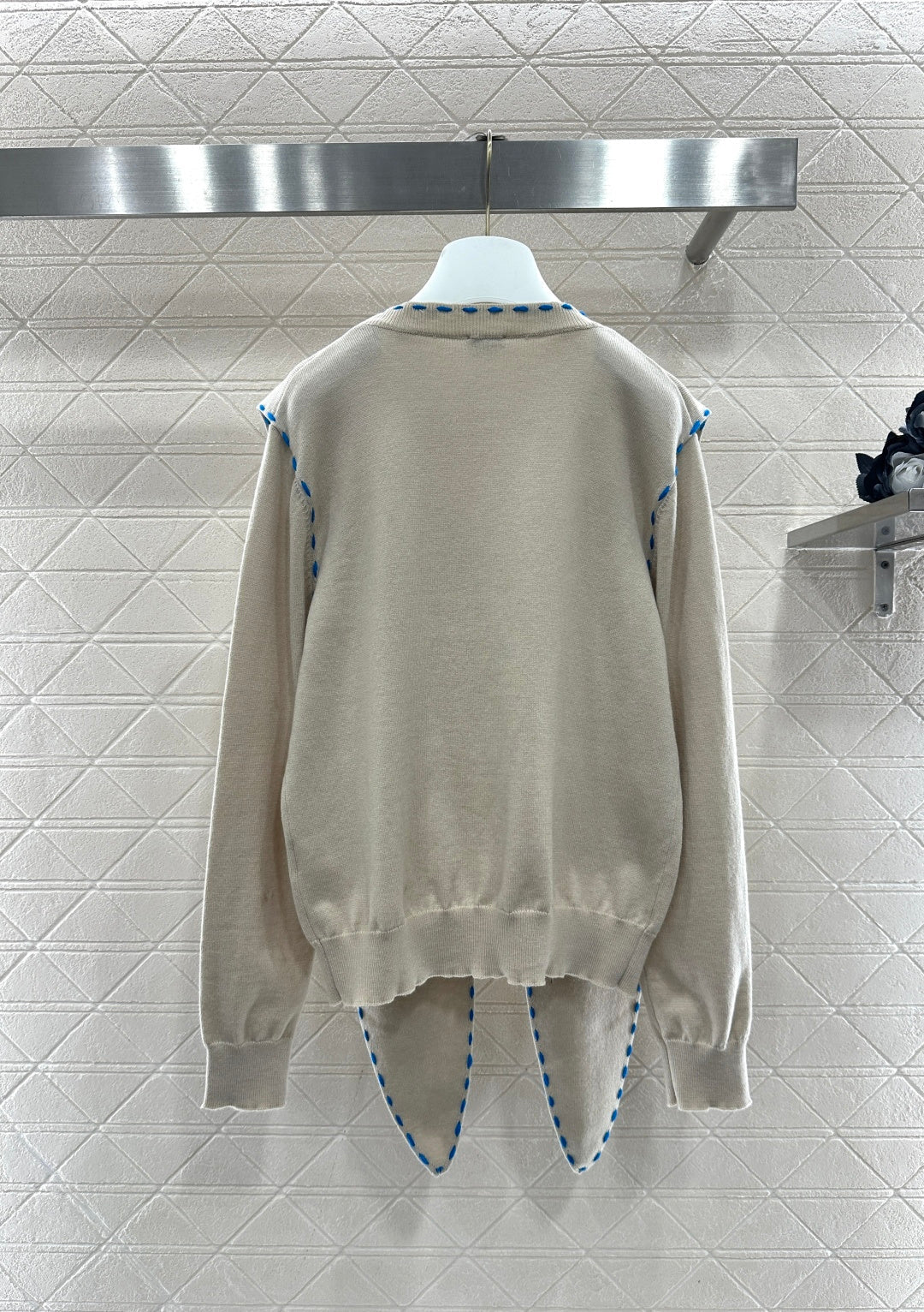 26SS NEW Shawl knit sweater