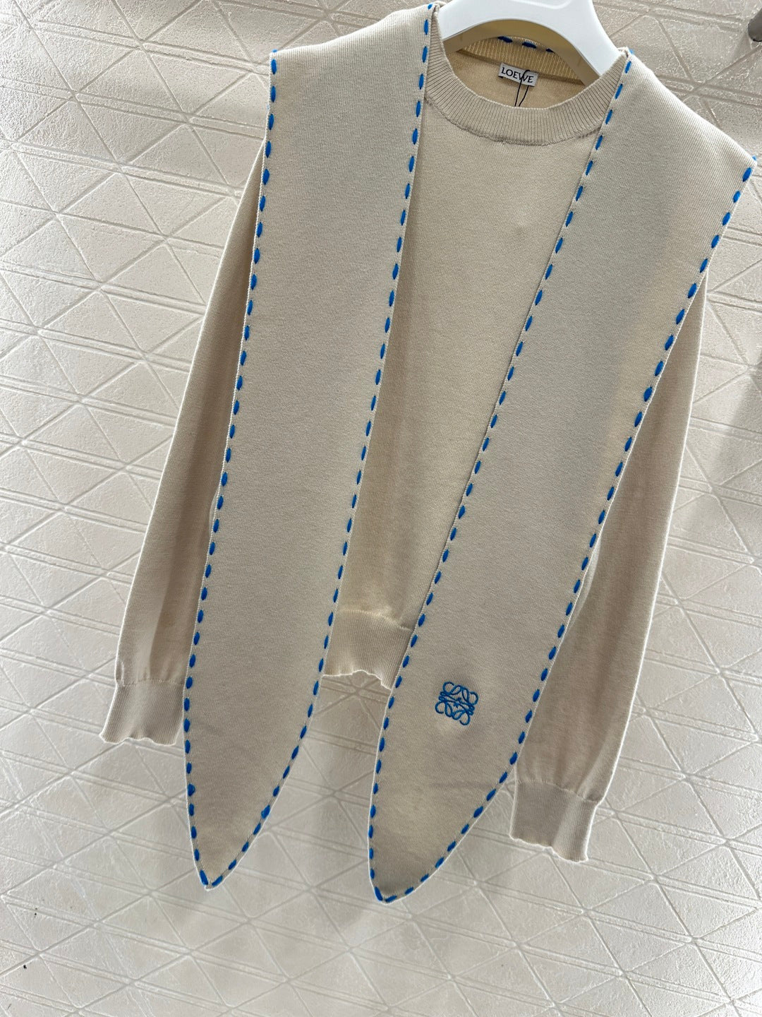 26SS NEW Shawl knit sweater