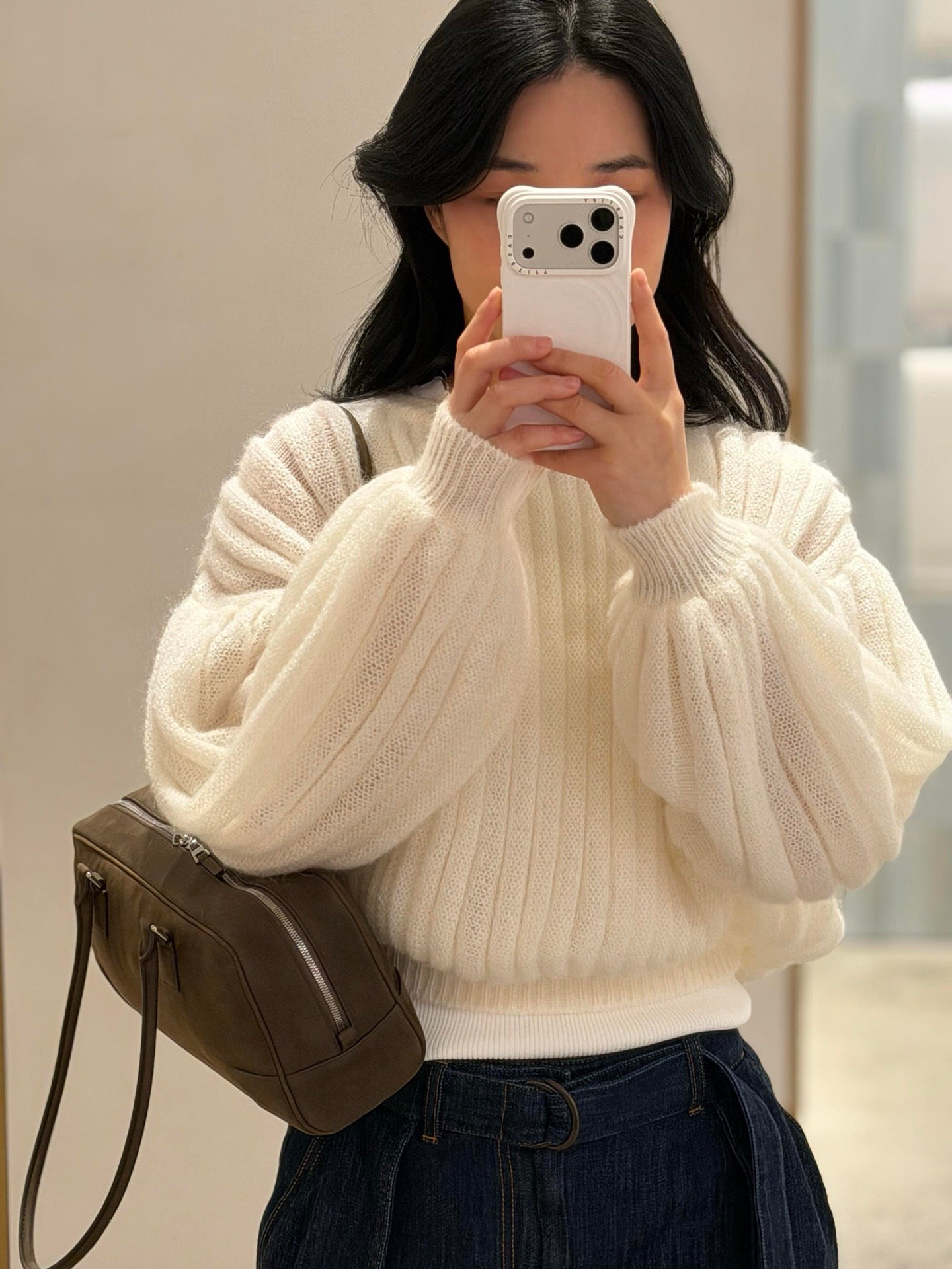 26SS NEW lantern sleeve sweater