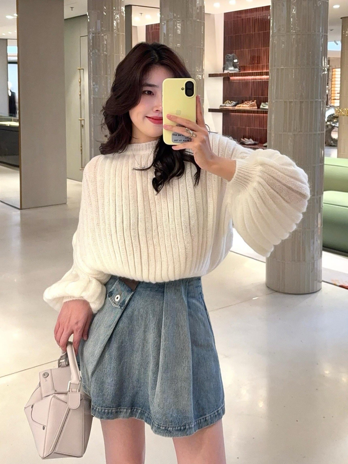 26SS NEW lantern sleeve sweater
