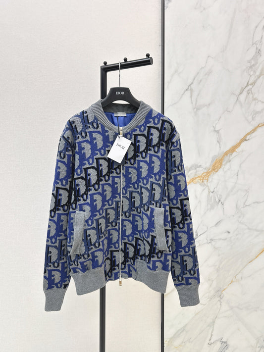 26SS NEW zip-up wool cardigan