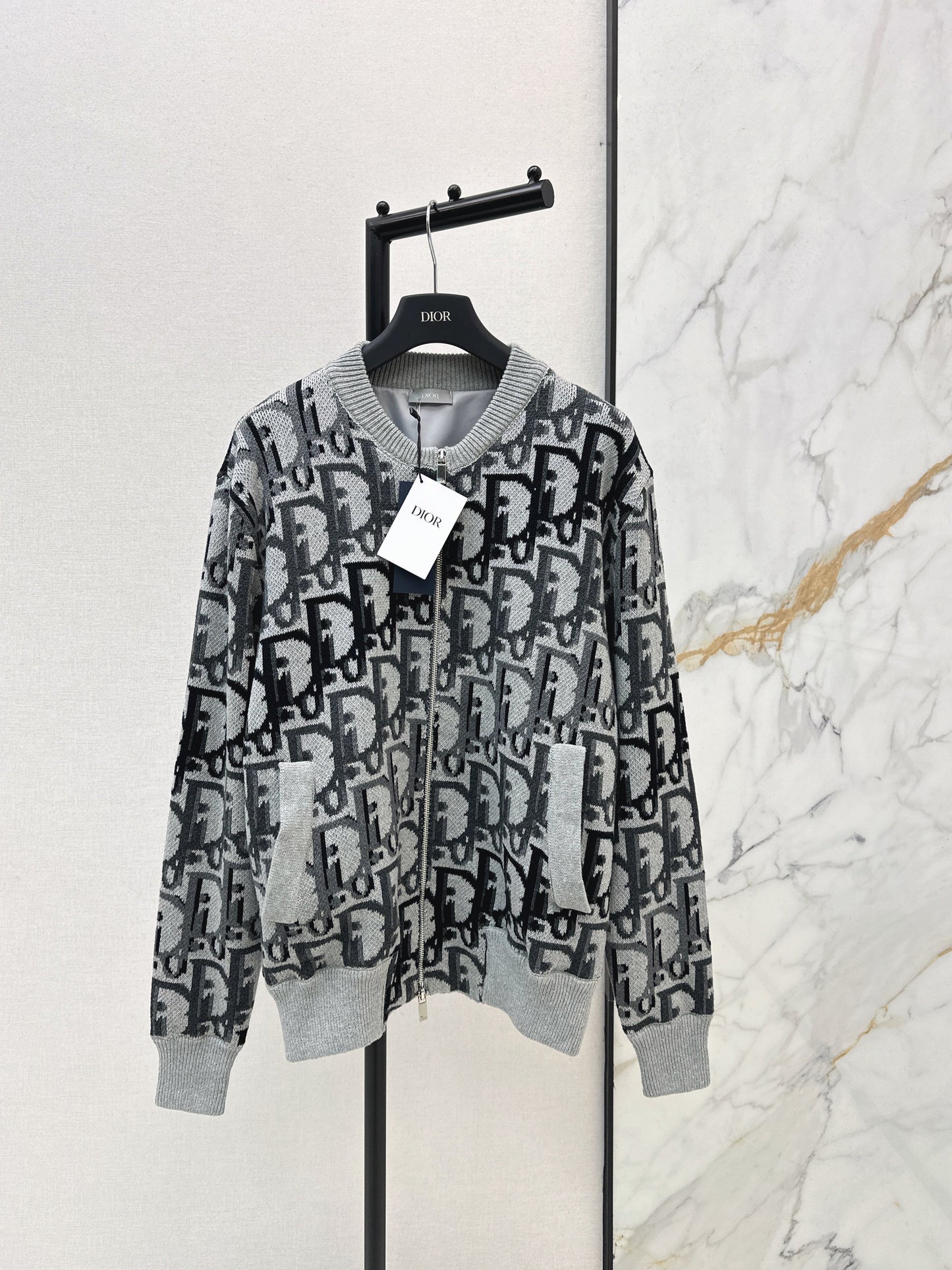 26SS NEW zip-up wool cardigan