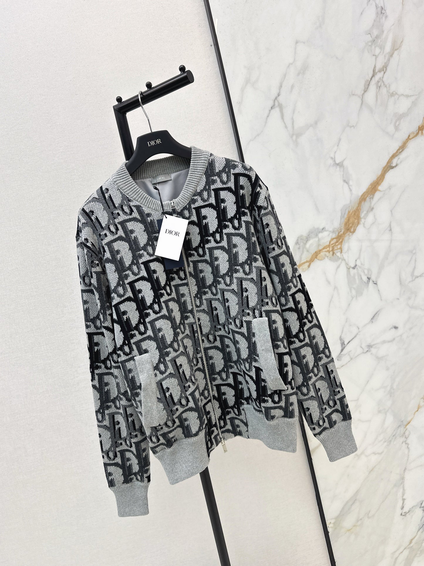26SS NEW zip-up wool cardigan