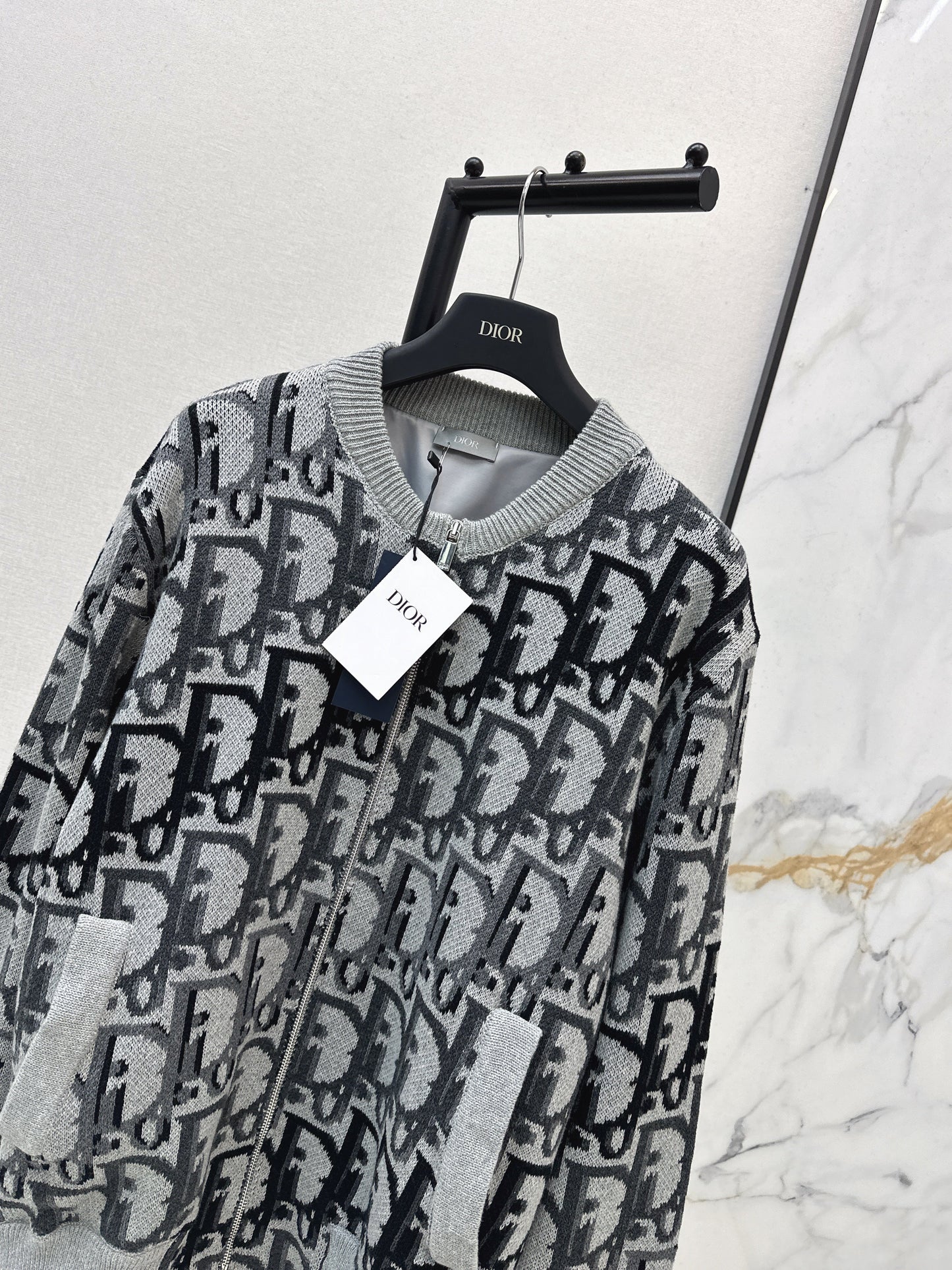 26SS NEW zip-up wool cardigan