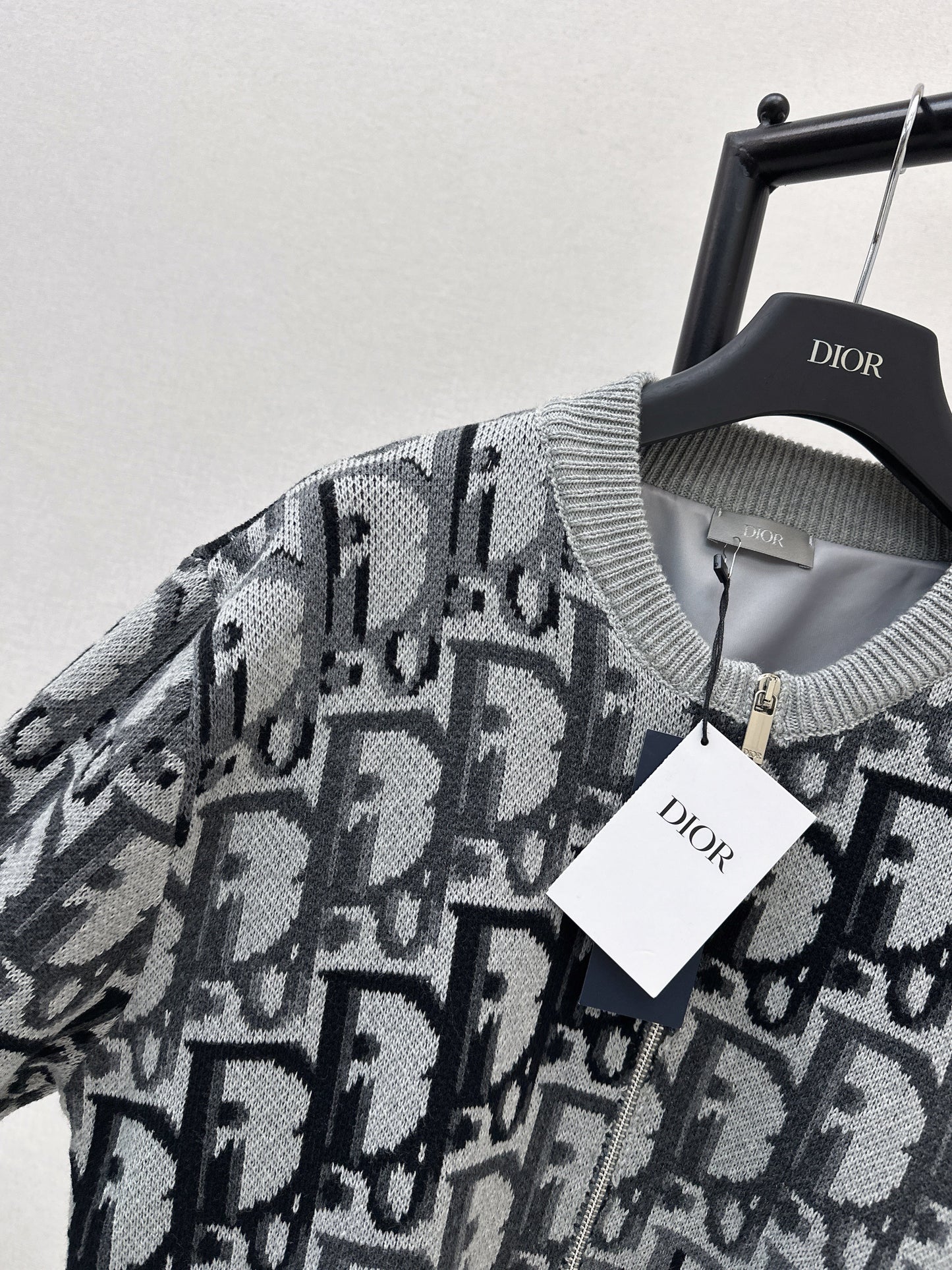 26SS NEW zip-up wool cardigan