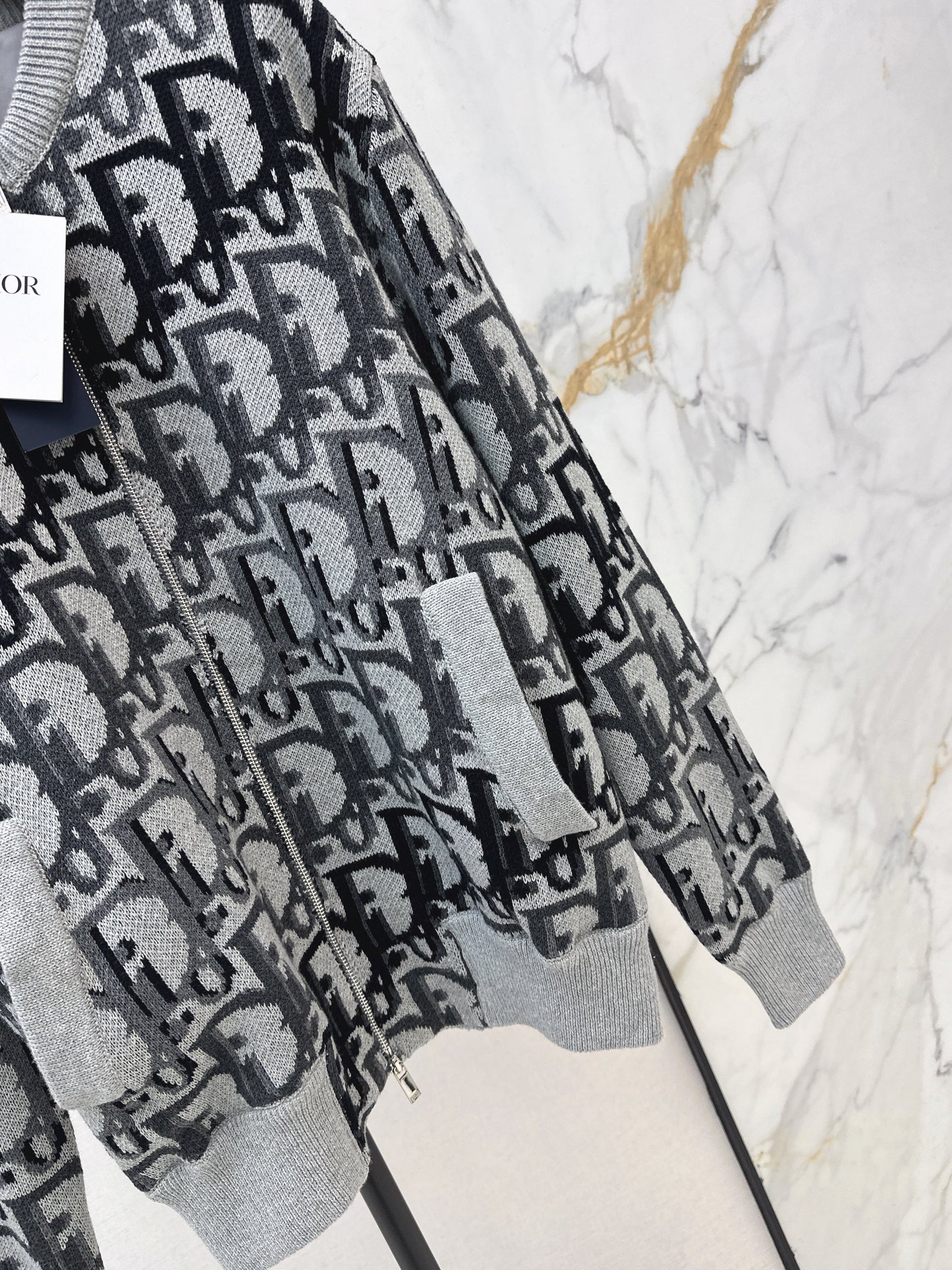 26SS NEW zip-up wool cardigan