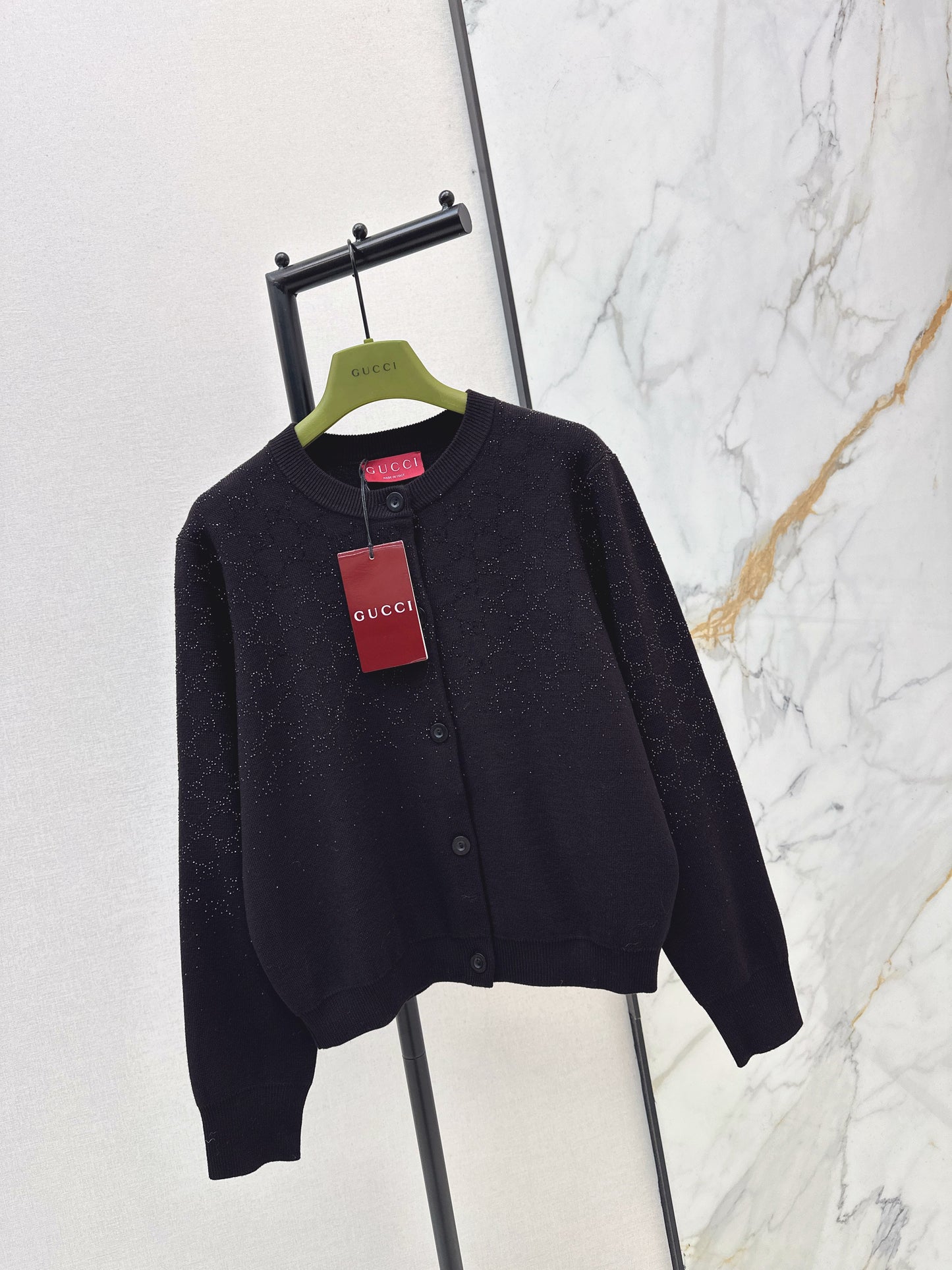 26SS NEW rhinestone cardigan