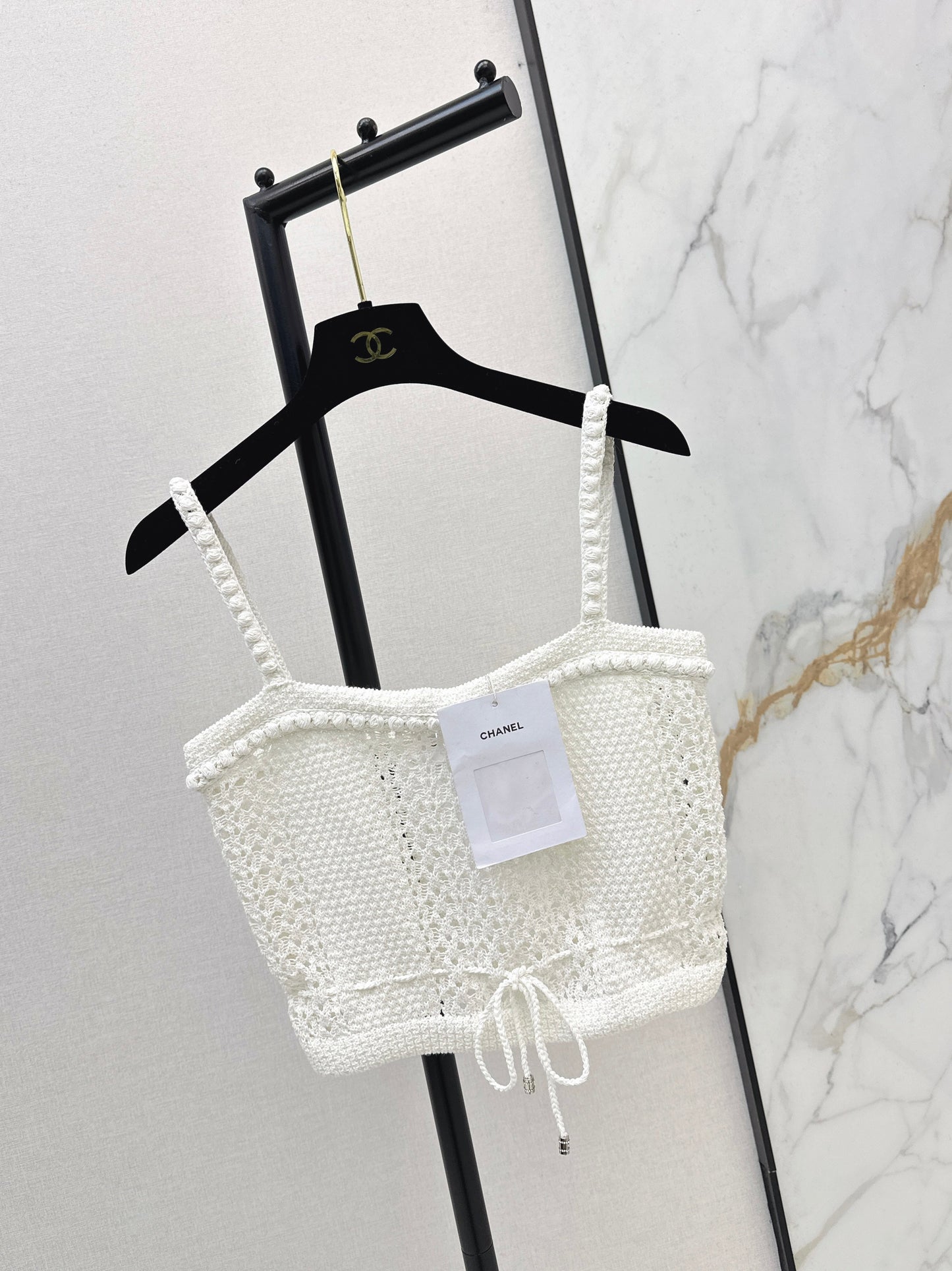 26SS NEW hollow knit slip vest