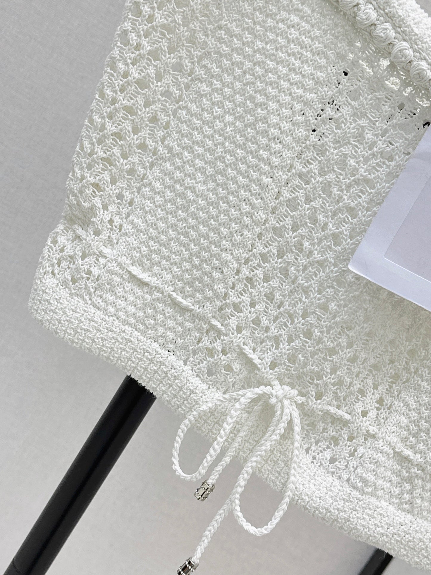 26SS NEW hollow knit slip vest