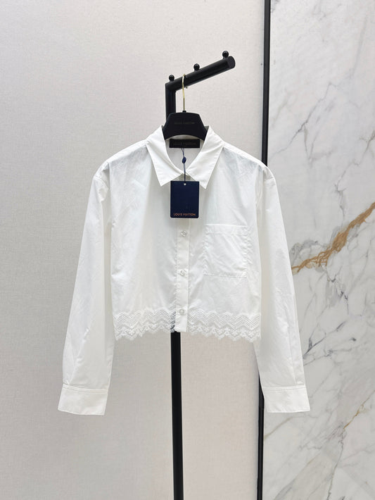 26SS NEU Hemden mit Spitzenbesatz