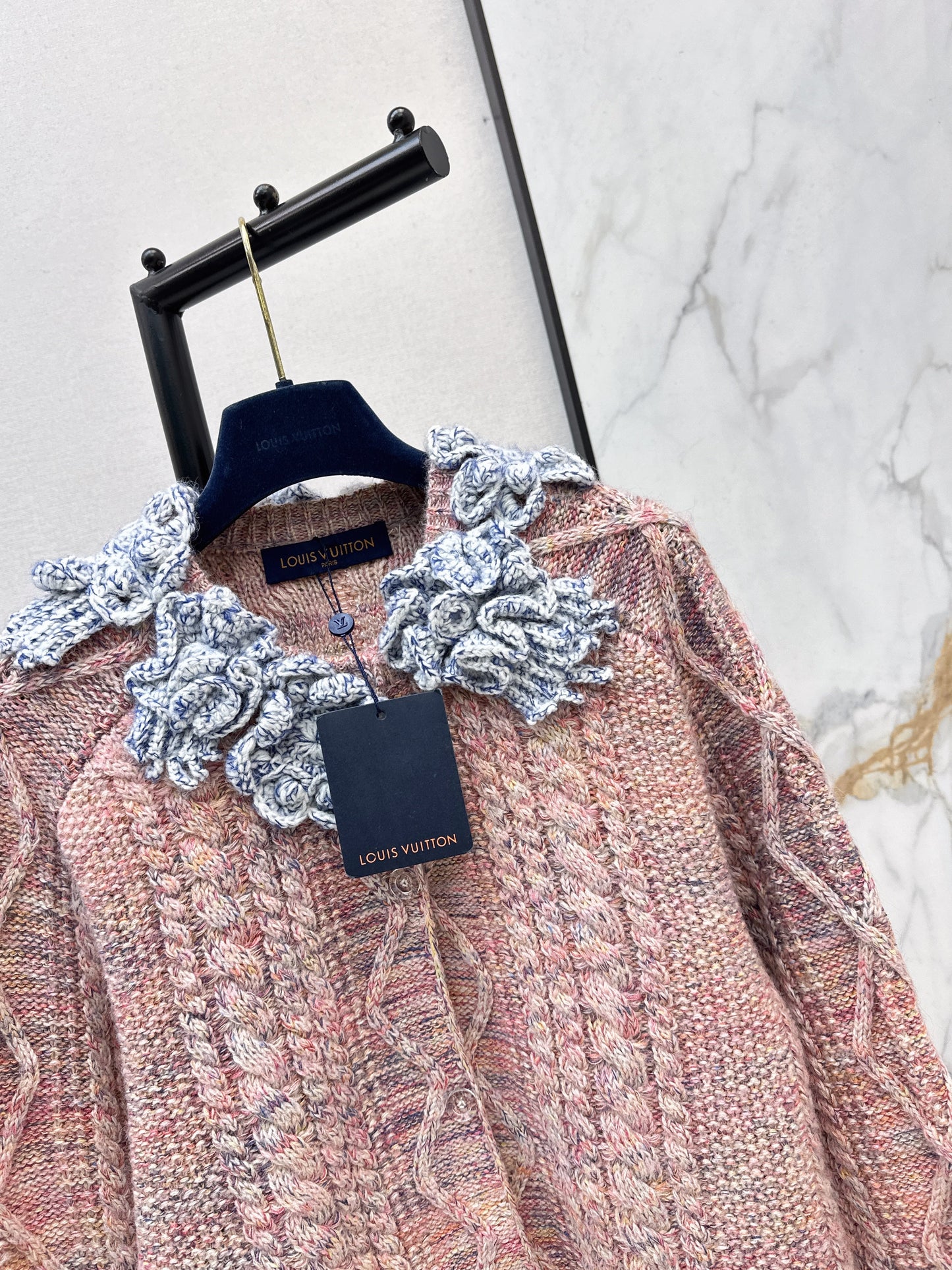 26SS NEW 3d floral cardigan