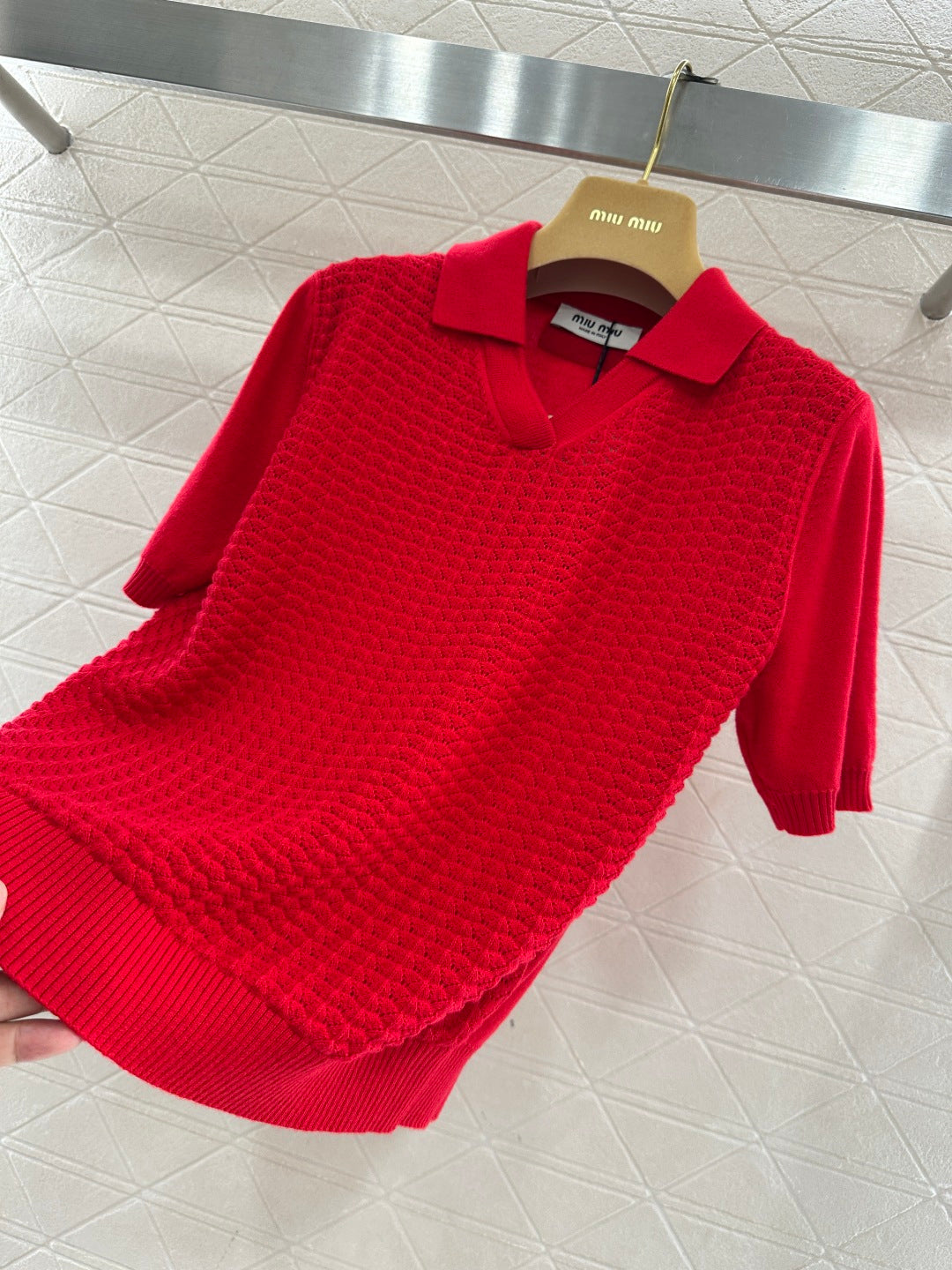 26SS NEU Kurzarmstrick