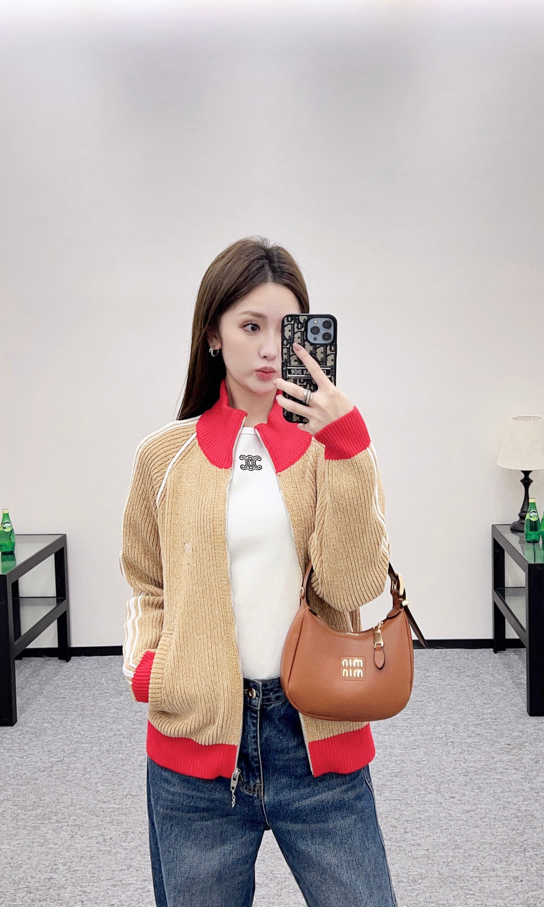 26SS NEUE Strickjacke