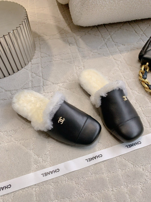 26SS NEW Flat Mule Slides