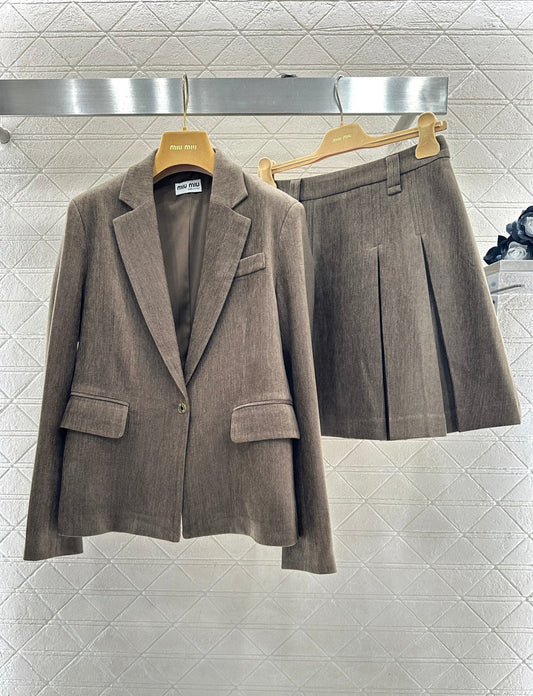 26SS NEW Mini Skirt Set