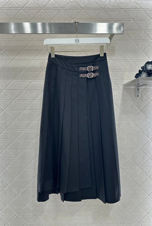 26SS NEW Long pleated skirt