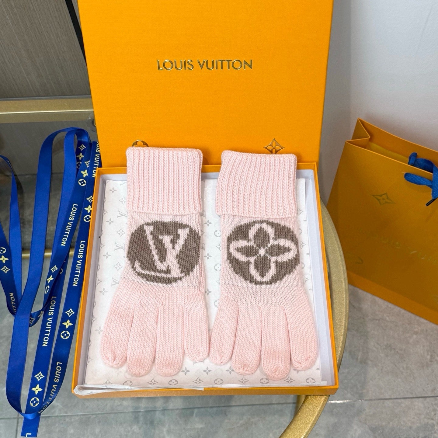 Guantes de punto de lana NUEVOS 26SS