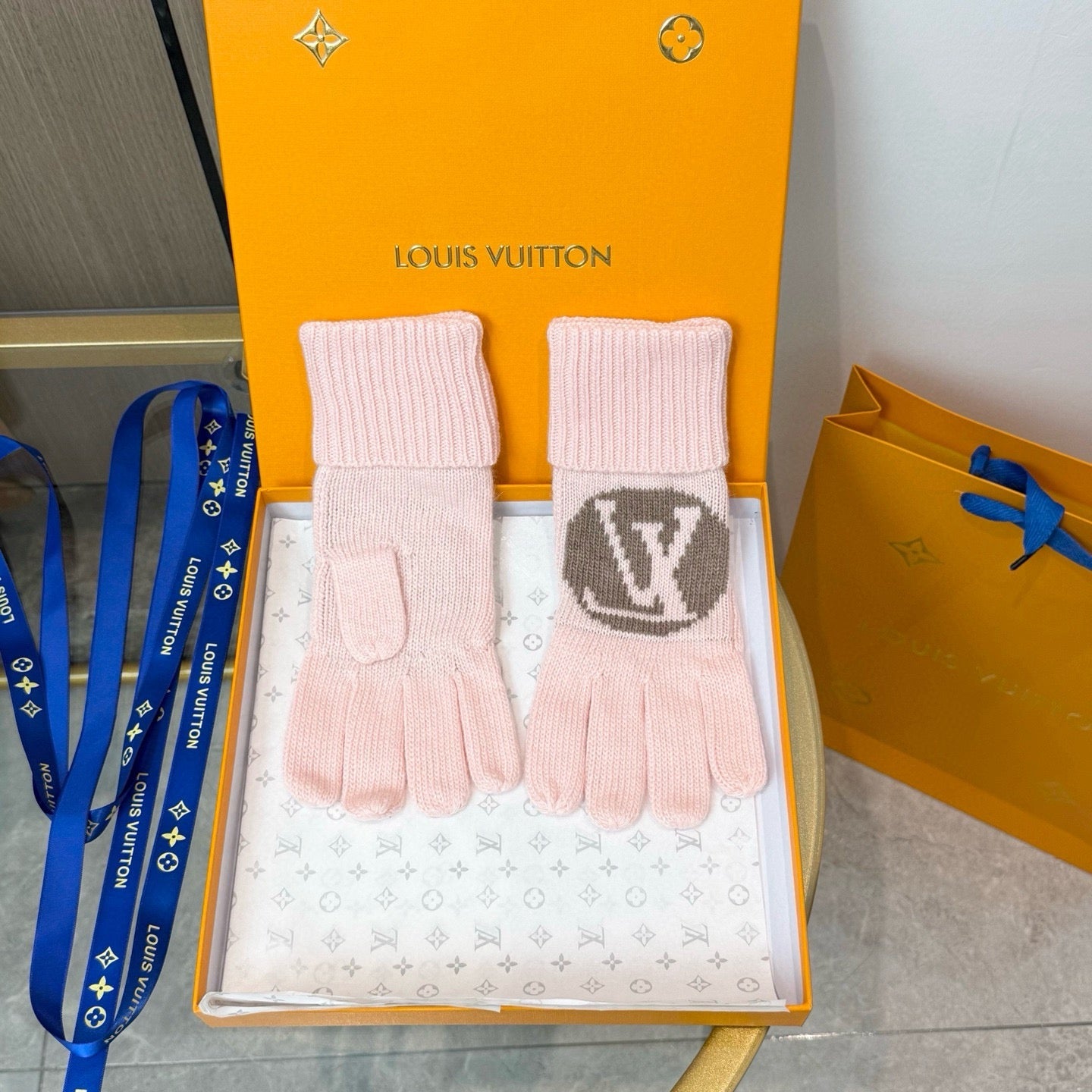 Guantes de punto de lana NUEVOS 26SS