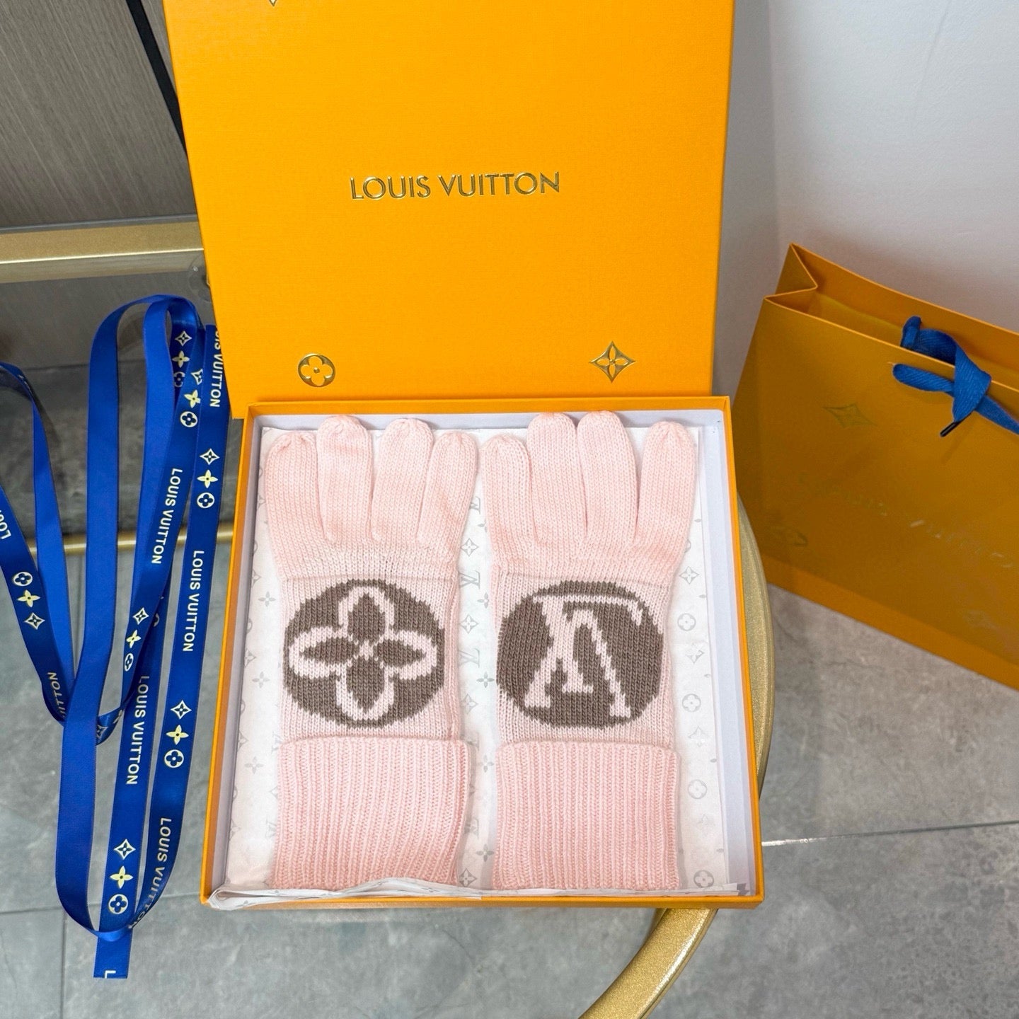 Guantes de punto de lana NUEVOS 26SS
