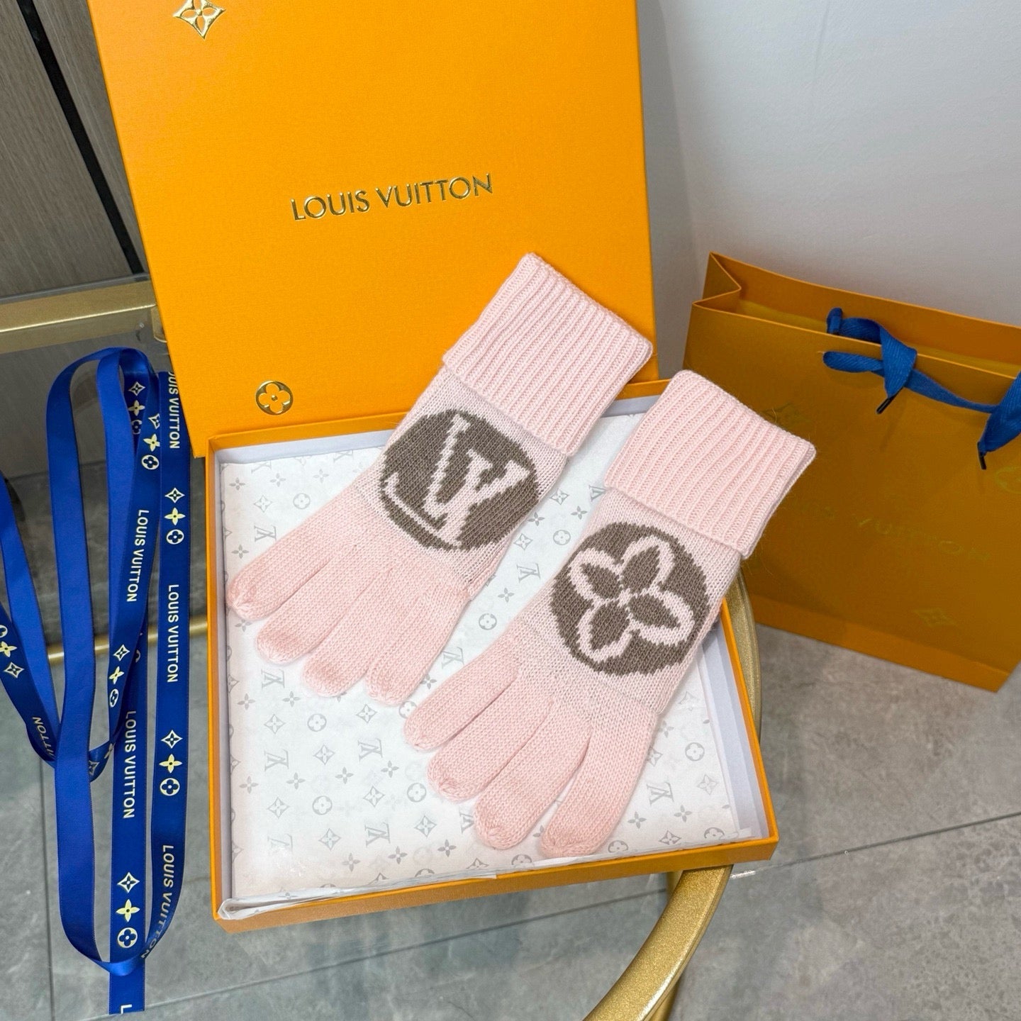 Guantes de punto de lana NUEVOS 26SS