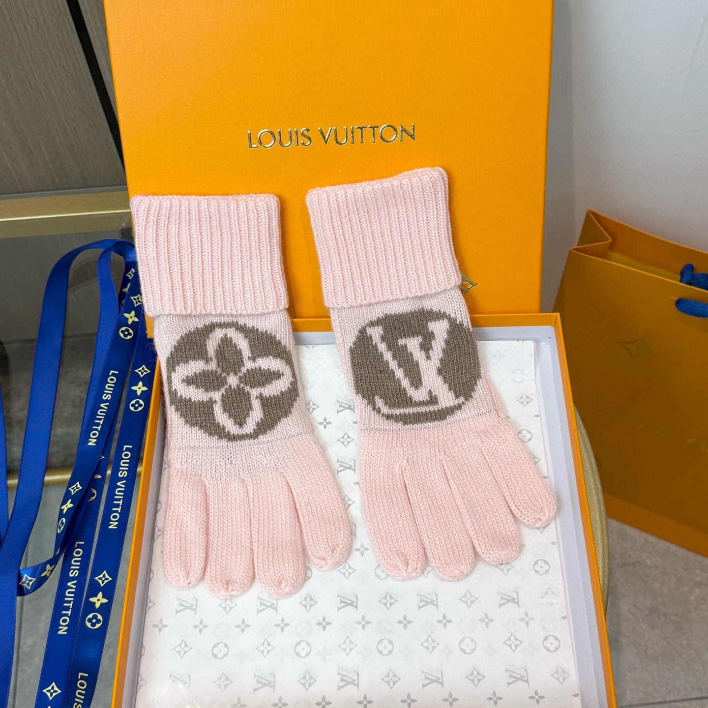 Guantes de punto de lana NUEVOS 26SS