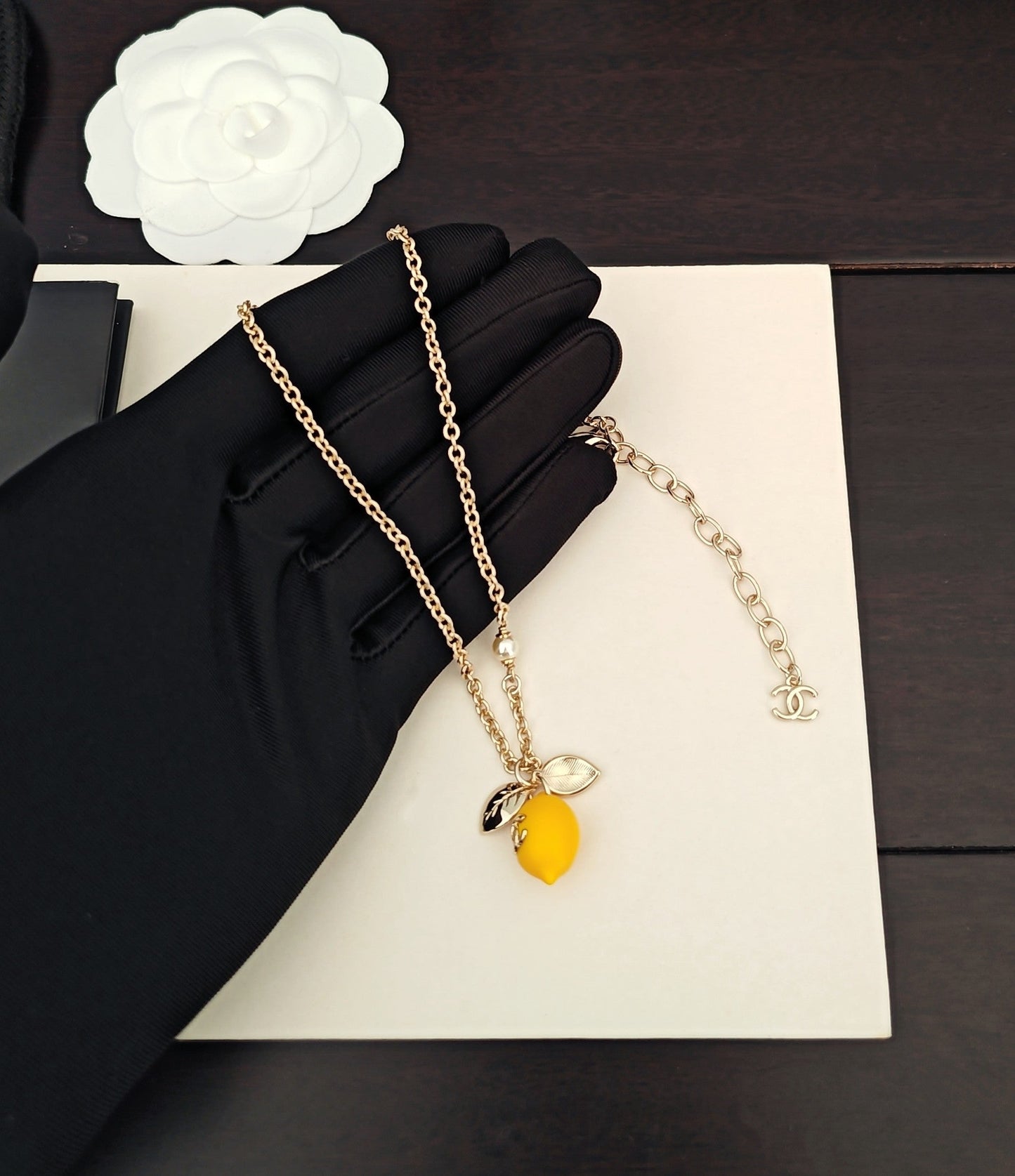 26SS NEU Gelbe Zitronenkette