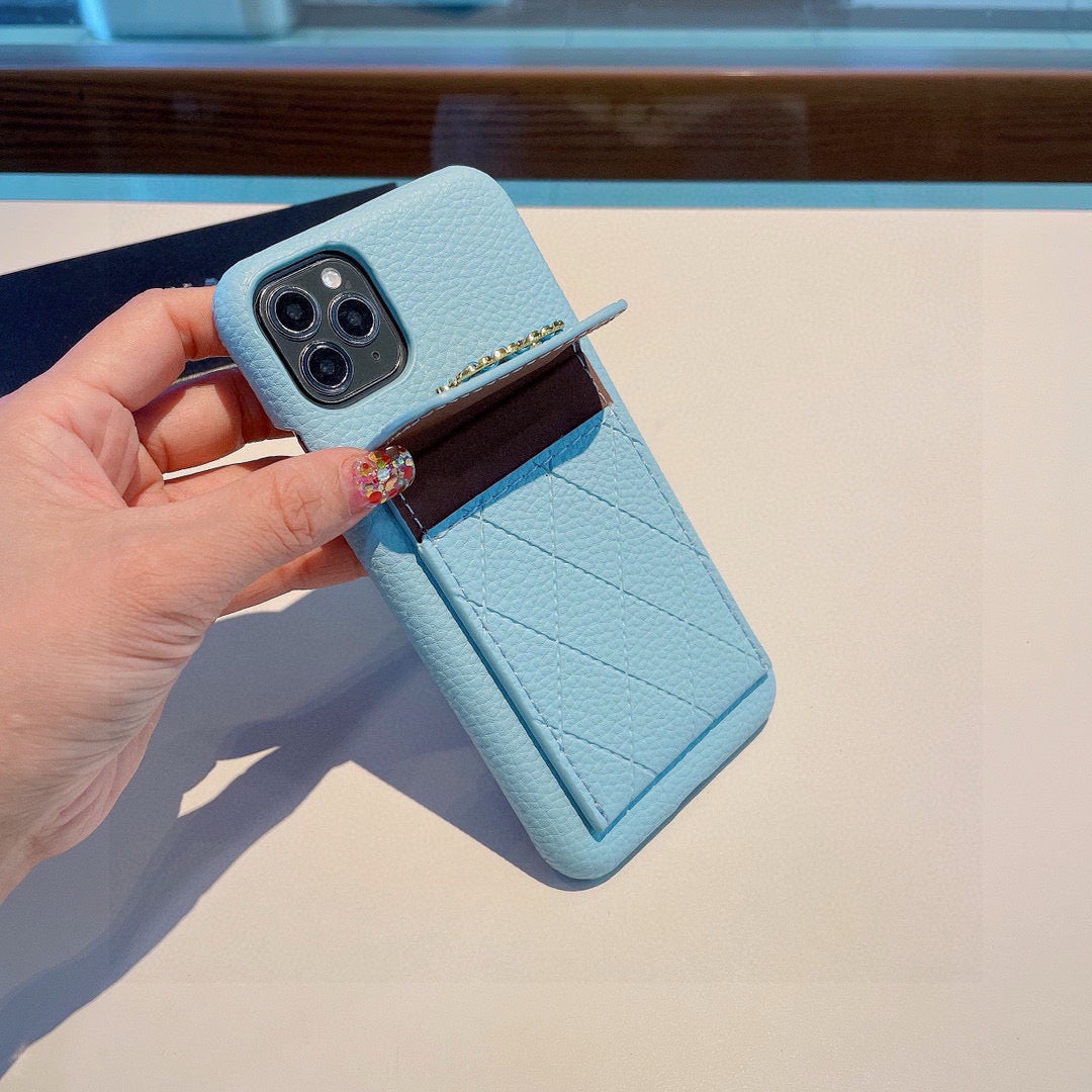 26SS NUEVO Tarjetero con Patrón de Lichi para iPhone