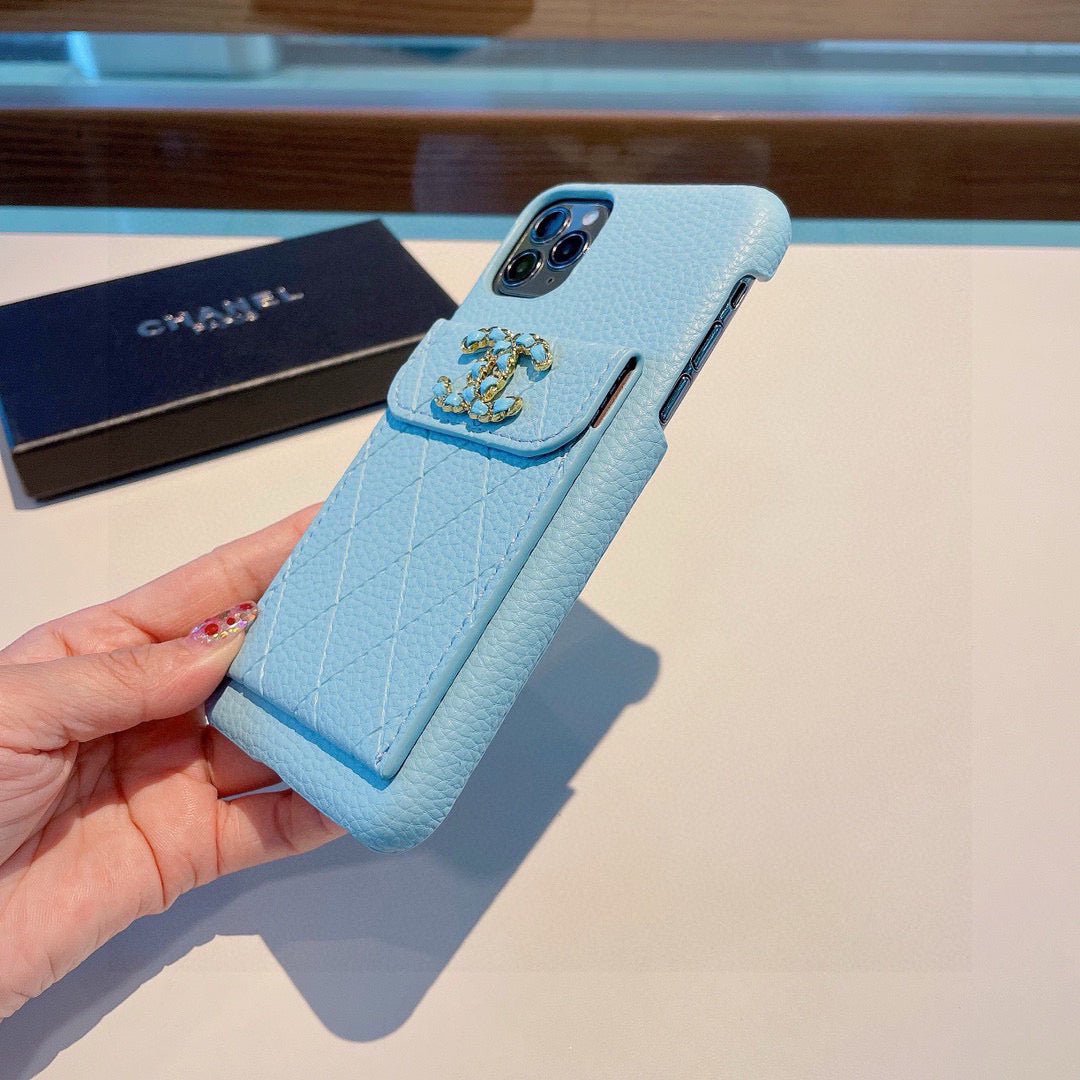 26SS NUEVO Tarjetero con Patrón de Lichi para iPhone