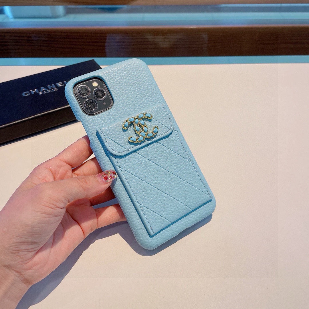 26SS NUEVO Tarjetero con Patrón de Lichi para iPhone