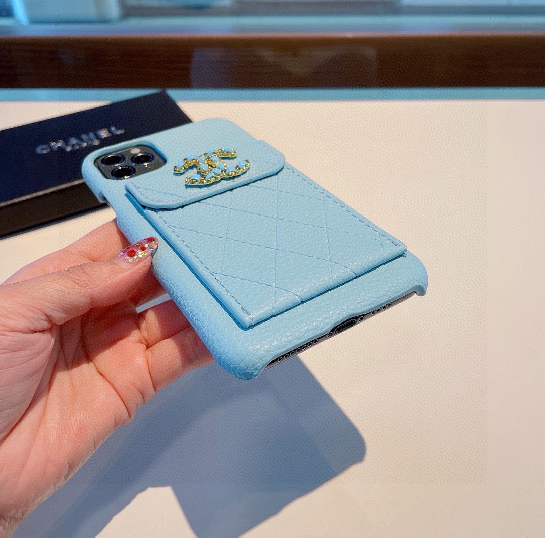 26SS NUEVO Tarjetero con Patrón de Lichi para iPhone
