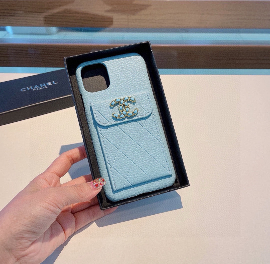 26SS NUEVO Tarjetero con Patrón de Lichi para iPhone