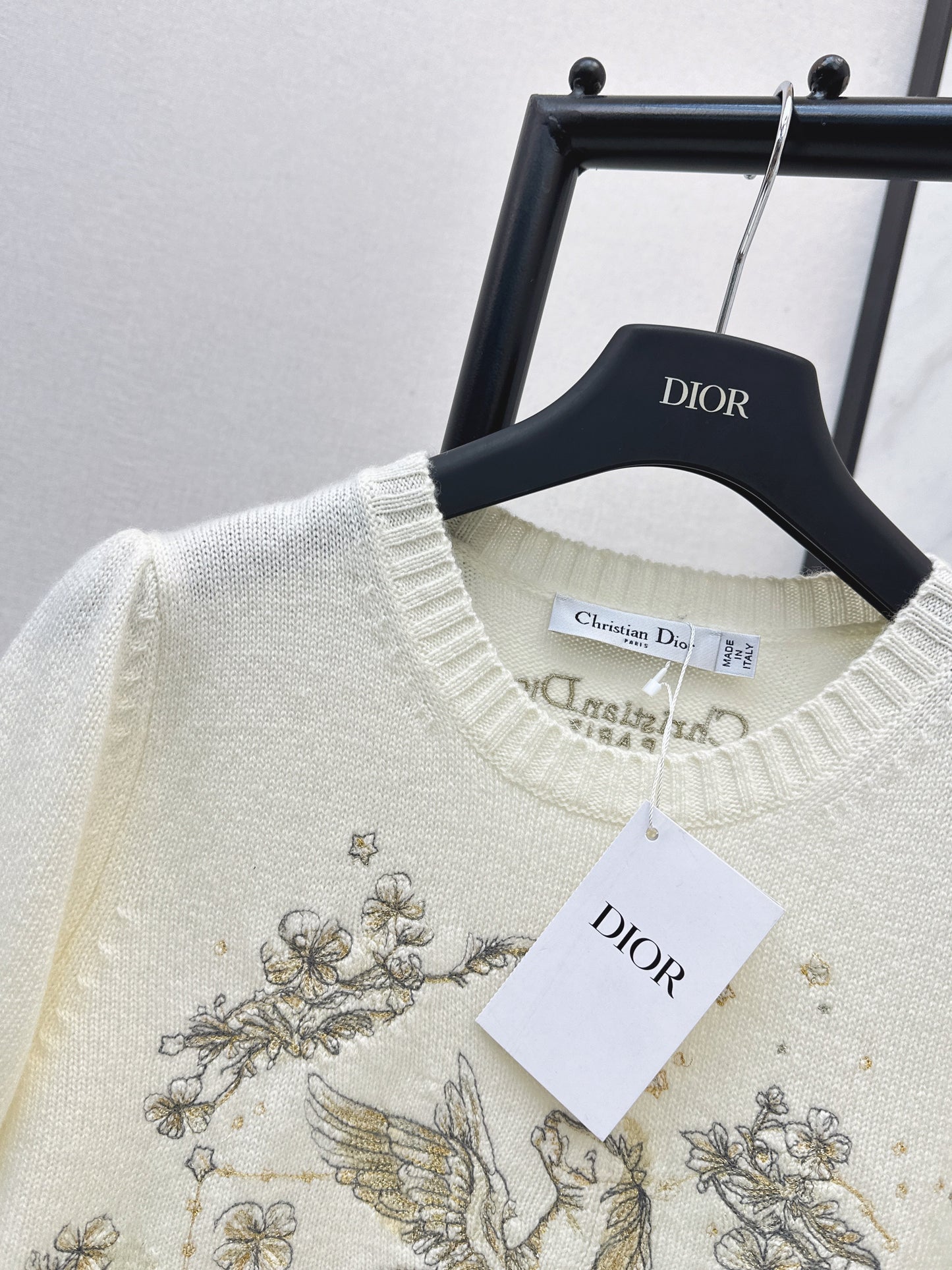26SS NEW embroidery cashmere sweater