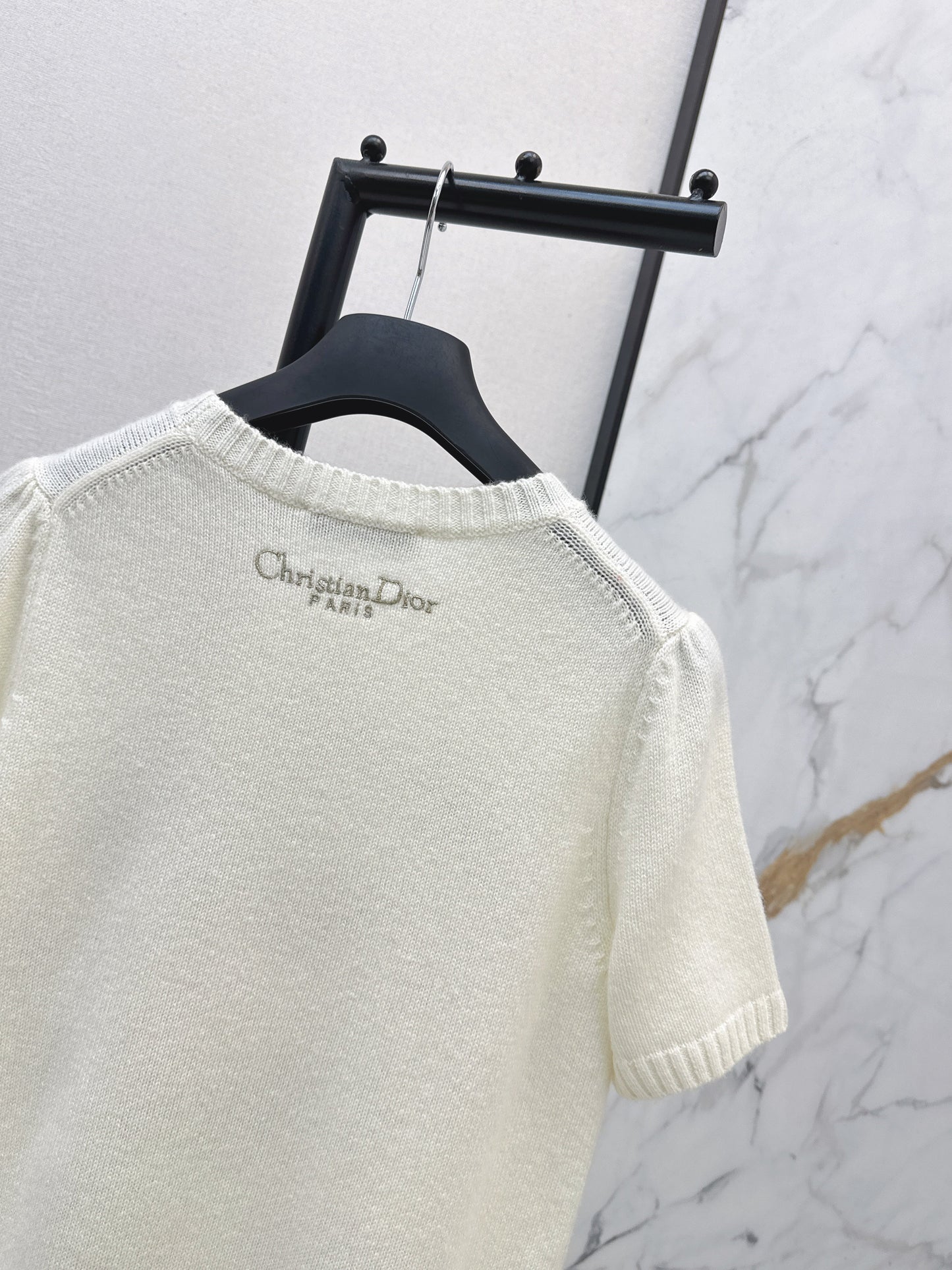26SS NEW embroidery cashmere sweater