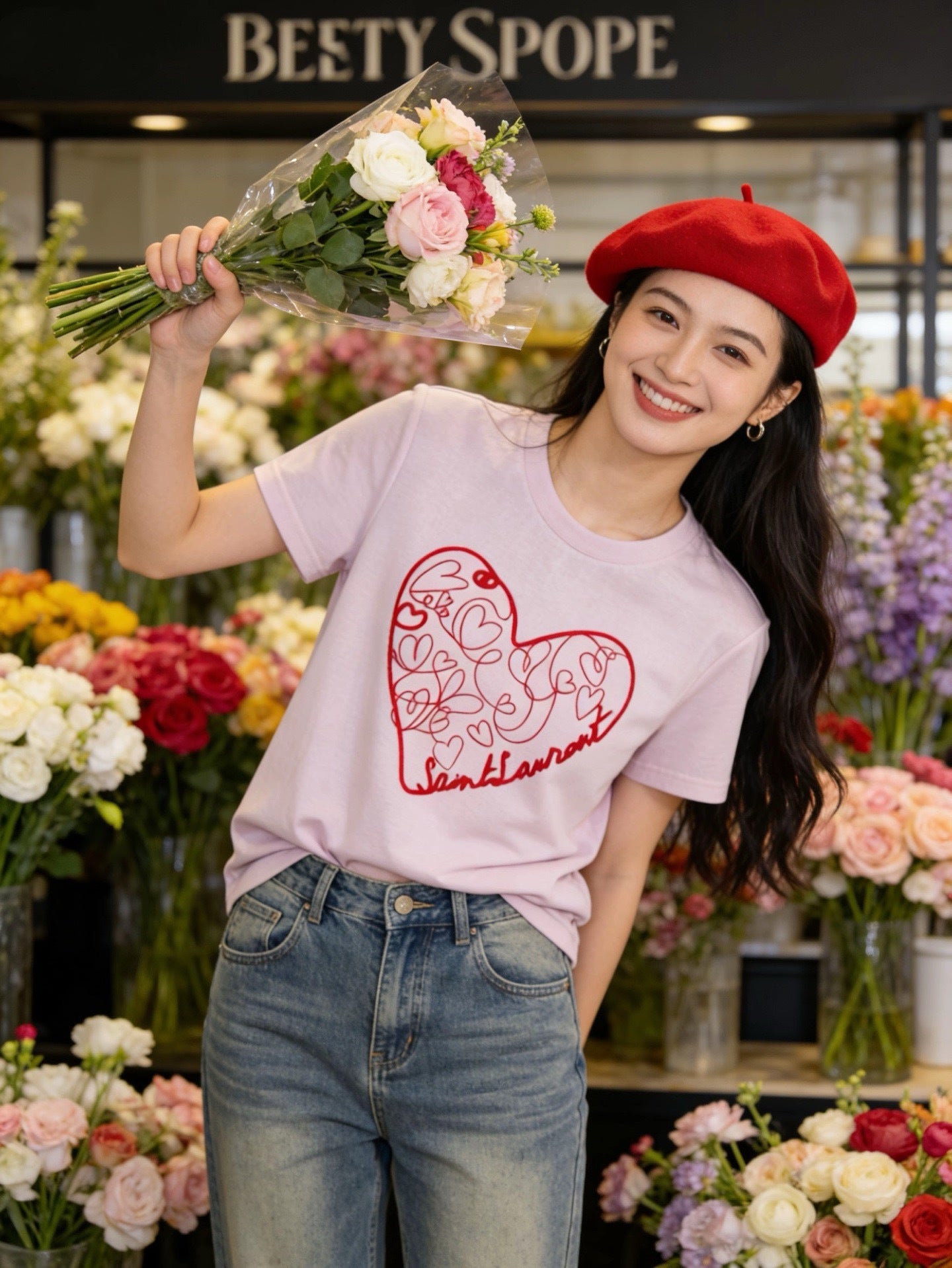 26SS NEW heart t-shirts