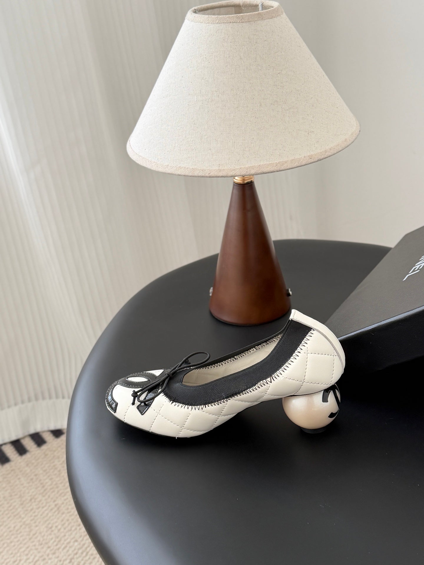 26SS NEUE Ballerinas mit klobigem Absatz (Absatzhöhe: 4,5 cm)