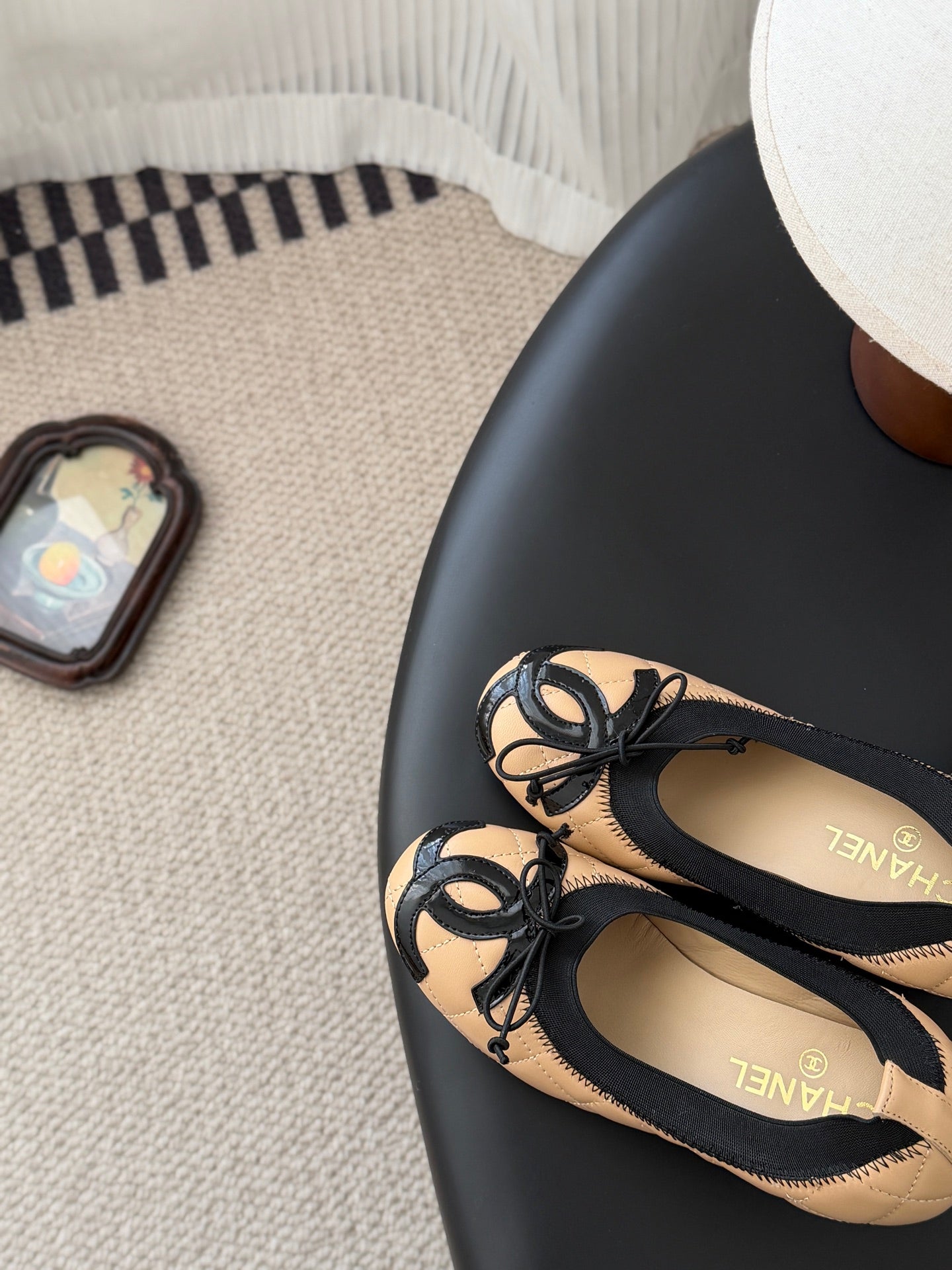26SS NEUE Ballerinas mit klobigem Absatz (Absatzhöhe: 4,5 cm)