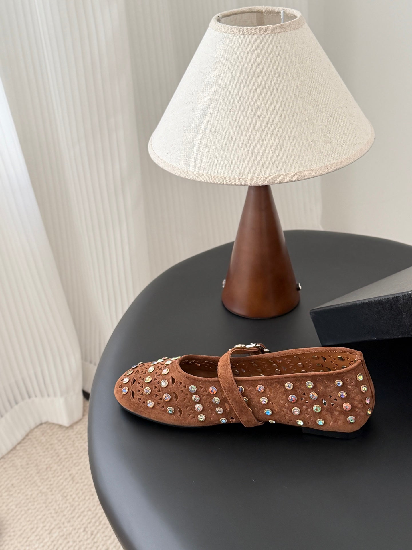 26SS NEUE Mary Jane Hohl-Strass-Schuhe