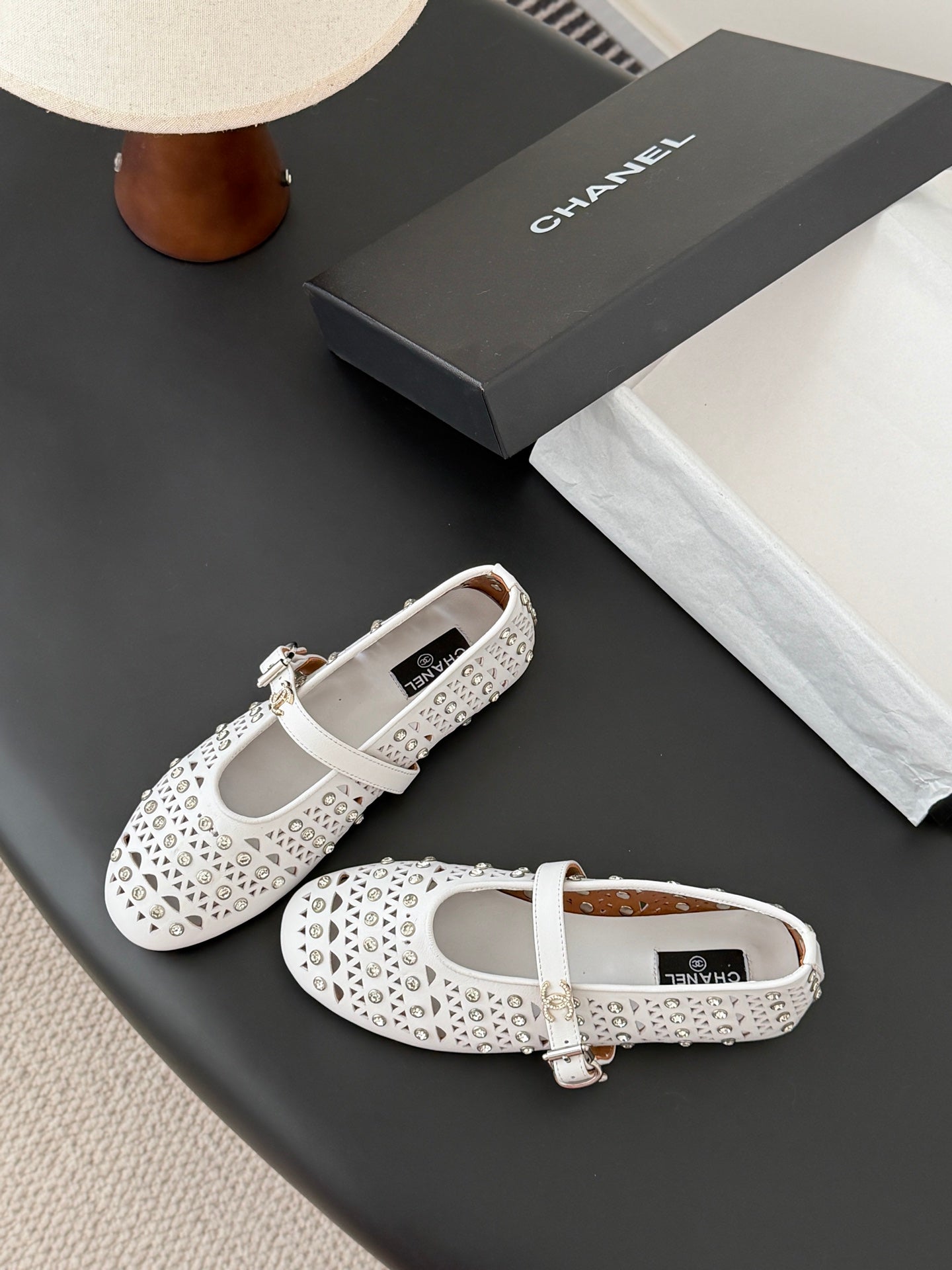 26SS NEUE Mary Jane Hohl-Strass-Schuhe