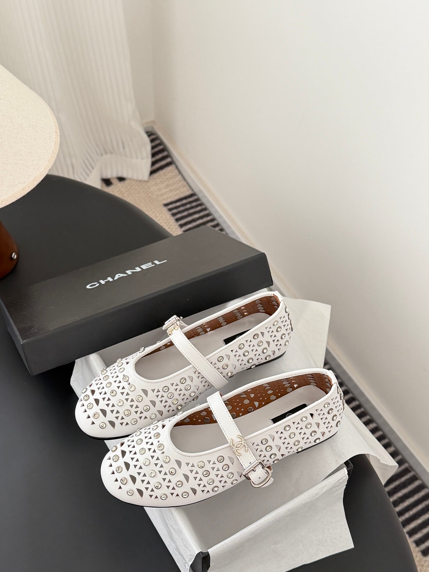 26SS NEUE Mary Jane Hohl-Strass-Schuhe
