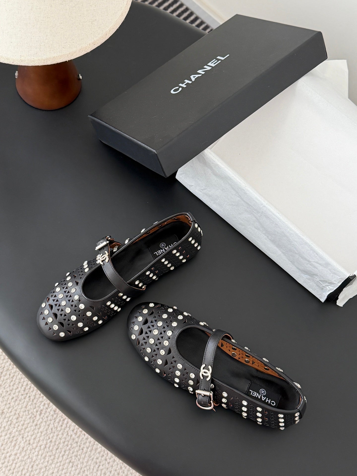 26SS NEUE Mary Jane Hohl-Strass-Schuhe