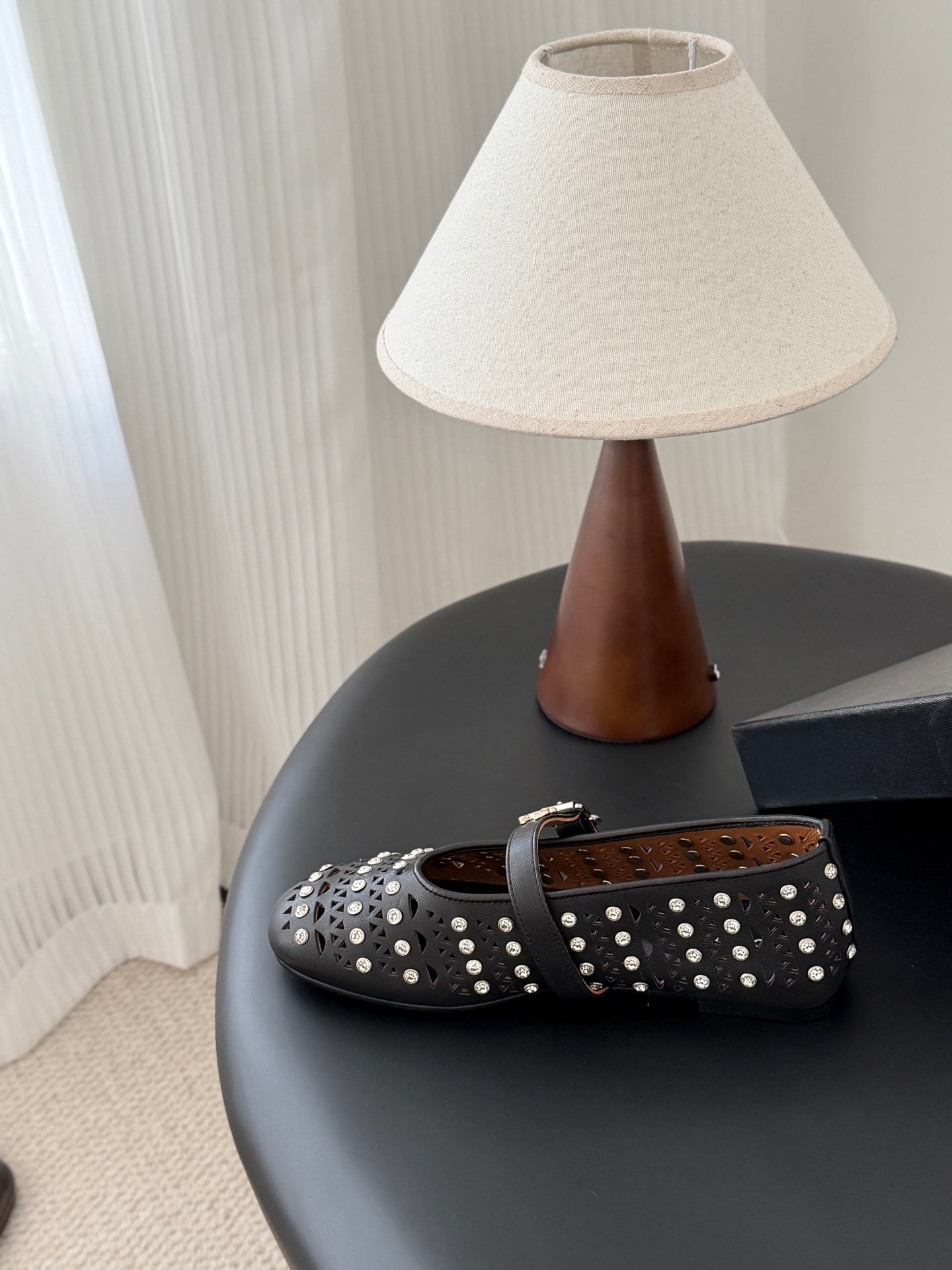 26SS NEUE Mary Jane Hohl-Strass-Schuhe