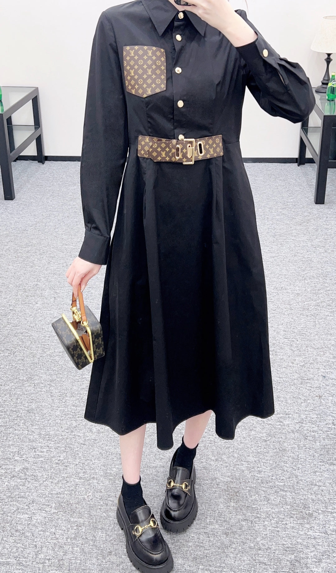 26SS NEUES Hemdkleid