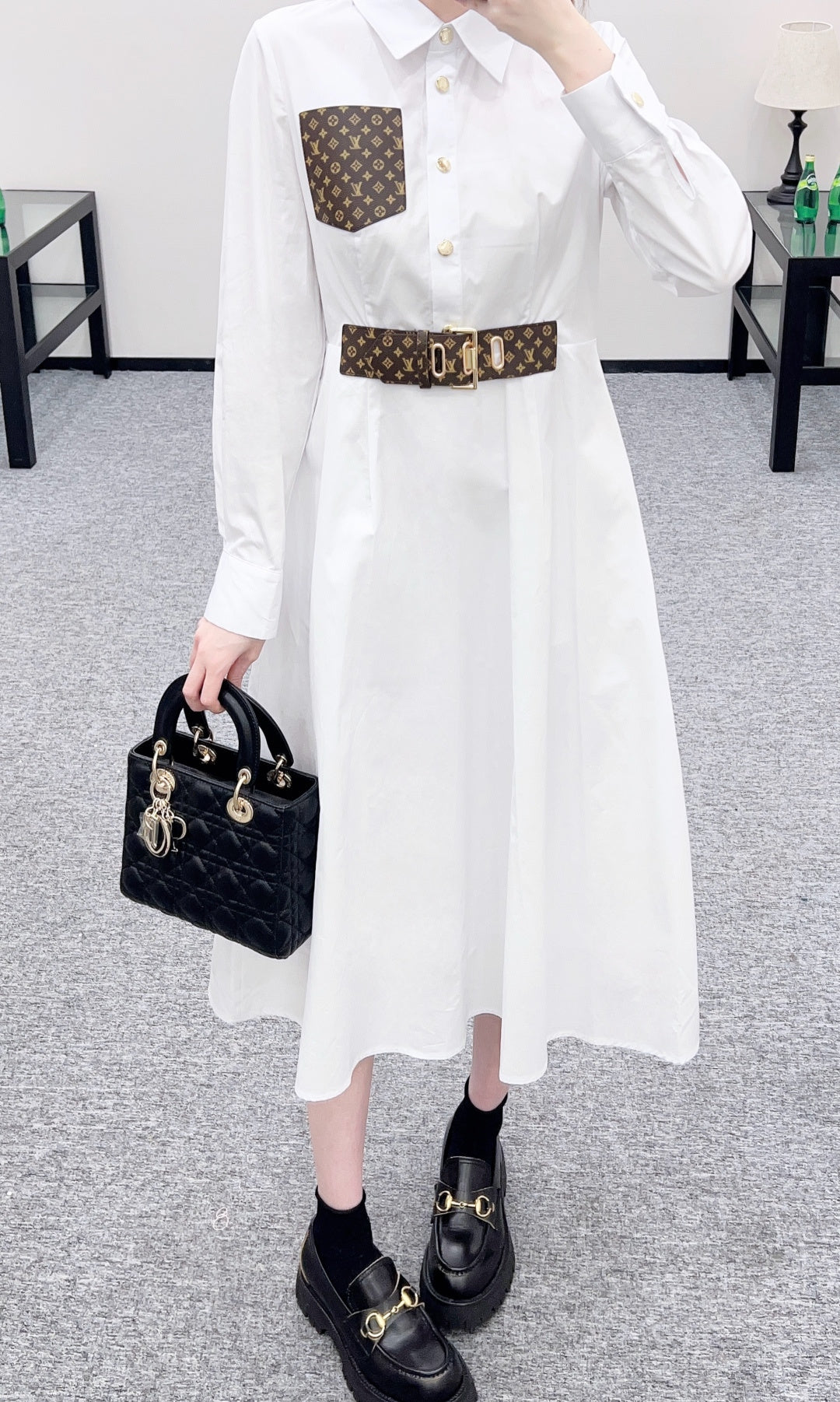 26SS NEUES Hemdkleid