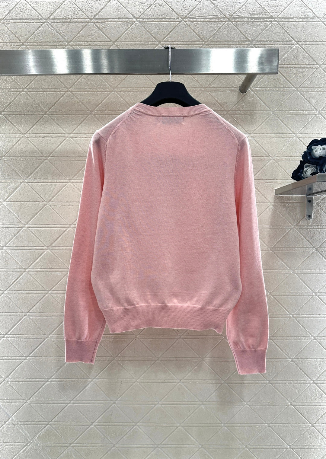 26SS NEU Gestricktes Langarmshirt