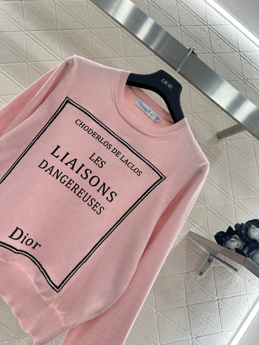 26SS NEU Gestricktes Langarmshirt