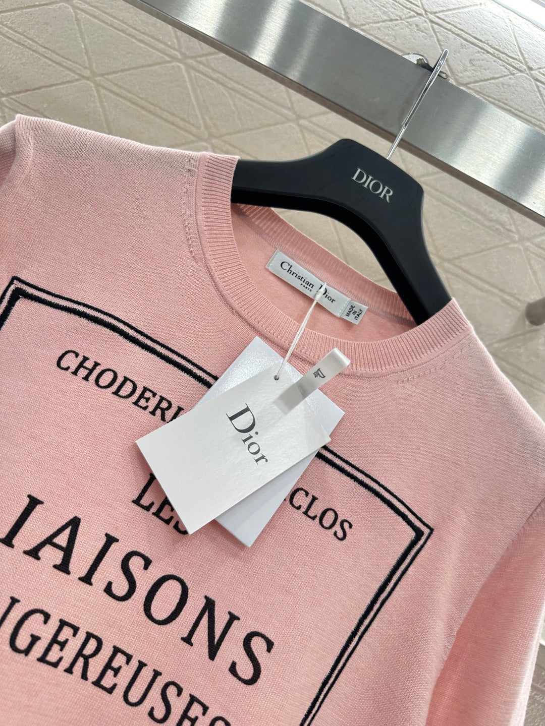 26SS NEU Gestricktes Langarmshirt