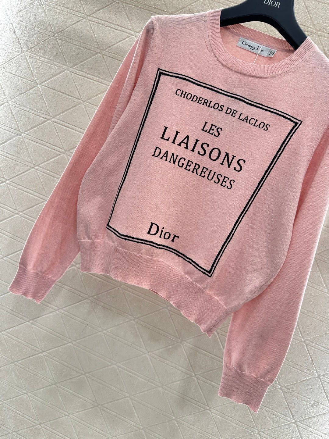 26SS NEU Gestricktes Langarmshirt