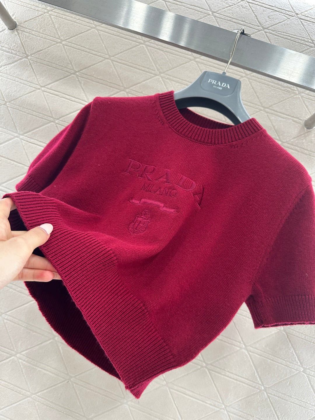 26SS NEU Kurzarmstrick